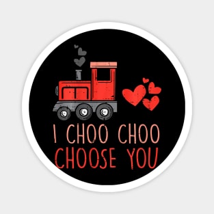 Kids I Choo Choo Choose You Valentines Day Train Toddler Boys Magnet